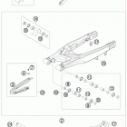 450 XC-F USA CHASSIS Бугель
