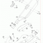 690 ENDURO USA CHASSIS Глушитель