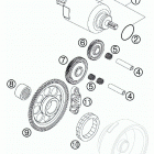 250 XCF-W ENGINE Электрический стартер