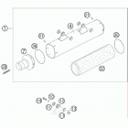 450 XC CHASSIS Глушитель
