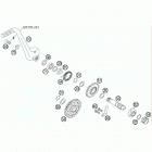 250 XCF-W ENGINE Кик стартер