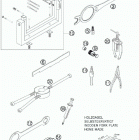 85 SX 17-14 ENGINE Специальный инструмент