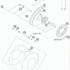 50 SX JUNIOR CHASSIS Переднее колесо
