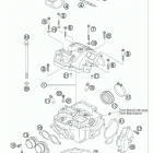 450 XC-W ENGINE Головка цилиндра