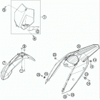 250 SX CHASSIS Обтекатель , крылья