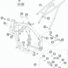 85 SX 19-16 CHASSIS Frame, su b frame