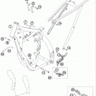 450 SX-F CHASSIS Frame, sub frame