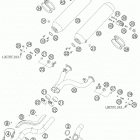 990 ADVENTURE S USA CHASSIS Глушитель