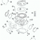 250 XC ENGINE Цилиндр