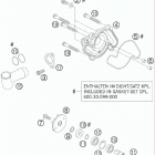 950 SUPERENDURO R ENGINE Водяной насос