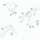 85 SX 19-16 CHASSIS Обтекатель , крылья