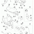 990 ADVENTURE S USA CHASSIS Cockpit speedometer