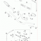 690 SUPERMOTO BLACK USA CHASSIS Руль