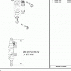950 SUPERMOTO BLACK USA CHASSIS Моно амортизатор