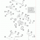 950 SUPERMOTO USA ENGINE Механизм переключения