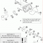 950 SUPERMOTO R USA ENGINE Водяной насос