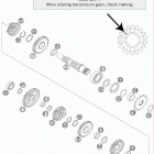 125 SX ENGINE Трансмиссия 2