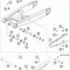 990 SUPER DUKE ANTHRAZIT USA CHASSIS Бугель