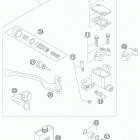 950 SUPERENDURO R CHASSIS Главный цилиндр тормозной