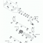 525 XC-W EXC ENGINE Механизм переключения