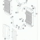 450 XC ENGINE Система охлаждения