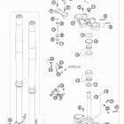990 ADVENTURE S USA CHASSIS Telescopic fork