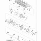 950 SUPERMOTO USA ENGINE Сцепление