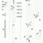 990 ADVENTURE S USA CHASSIS Вилка