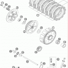 144 SX ENGINE Сцепление