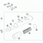525 XC-W CHASSIS Глушитель