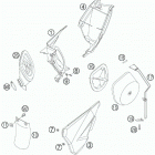 85 SX 19-16 CHASSIS Фильтр воздушный