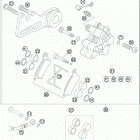 85 SX 19-16 CHASSIS Тормозной суппорт задний