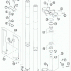 950 SUPERENDURO R CHASSIS Telescopic fork
