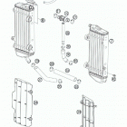 125 SX ENGINE Система охлаждения