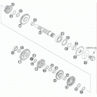 250 XCF-W ENGINE Трансмиссия 2