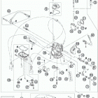 525 XC-W EXC ENGINE Карбюратор