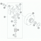 50 SX  ENGINE Сцепление