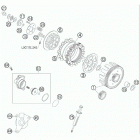 65 SX ENGINE Сцепление