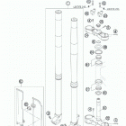 250 SX CHASSIS Передняя вилка