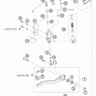 690 SUPERMOTO BLACK USA CHASSIS Тормозной цилиндр задний