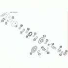 125 SX ENGINE Кик стартер