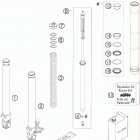 690 SUPERMOTO BLACK USA CHASSIS Передняя вилка