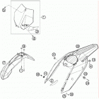 450 SX-F CHASSIS Обтекатель , крылья