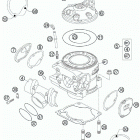 300 XC-W ENGINE Цилиндр