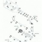 450 XC-W ENGINE Механизм переключения