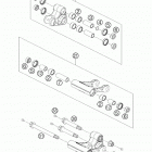 690 SUPERMOTO BLACK USA CHASSIS Соединение рычагов