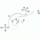 125 SX CHASSIS Exhaust p ip e