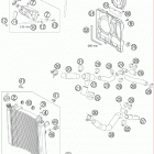 950 SUPERMOTO R USA ENGINE Система охлаждения