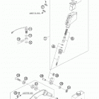 950 SUPERMOTO BLACK USA CHASSIS Тормозной цилиндр задний