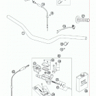 250 SX CHASSIS Handlebar, c ontrols